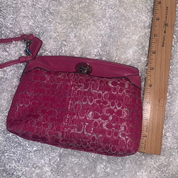 Coach Glitter Letter Clutch Purse - Picture 11 of 11